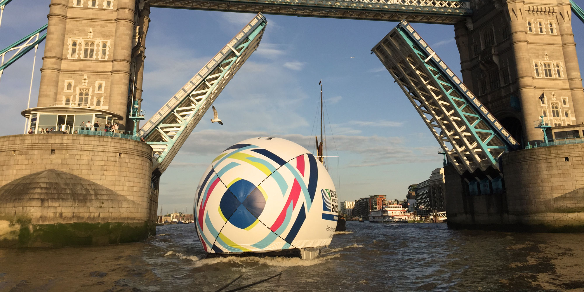 Need to reveal a car from a Rugby Ball on the Thames?